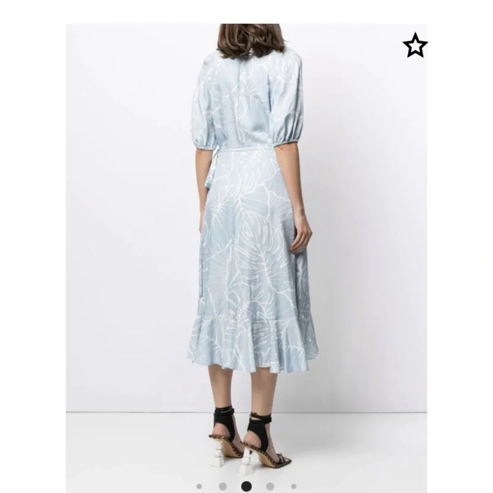 Marchesa Notte Short Puff Sleeve Dress - Picture 2 of 10